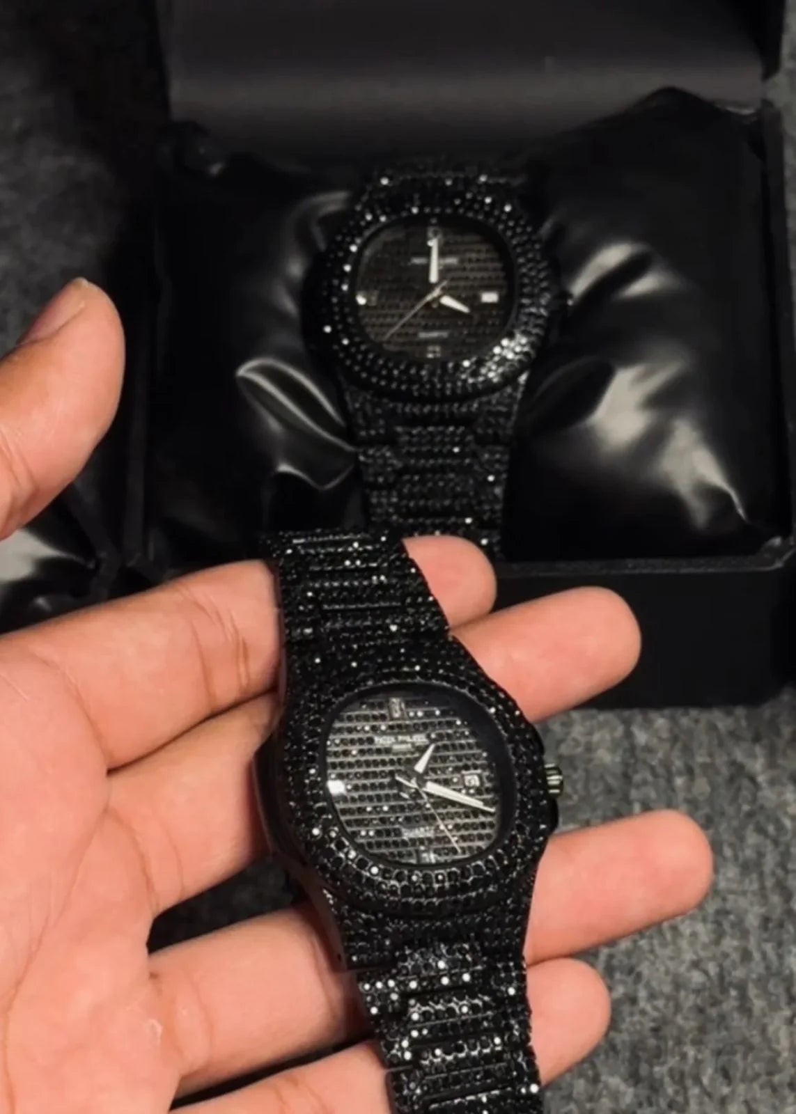 ❄️ Patek Iced-Tone Luxury Watch