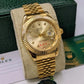 ✨ Full-Golden Date Just Men’s Watch