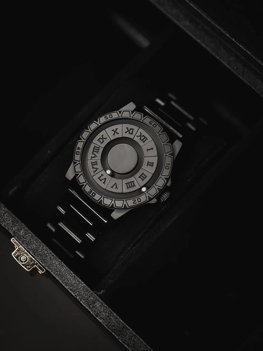 🎯 Magnetic Ball Roman Dial – Unique & Durable Quartz Watch
