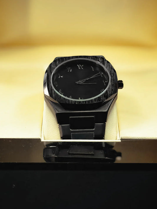 ⚙️ Heavy-Weight Aura Stainless Steel Watch