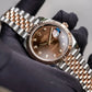 Datejust 41 – Steel & Rose Chocolate Dial