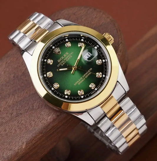 💚 Rolex Bottle Green Datejust – Iconic Elegance