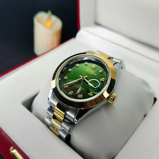 💚 Rolex Bottle Green Datejust – Iconic Elegance