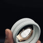 🐍 Elegant Snake-Design Ladies’ Watch – Leather Strap
