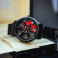 ⚙️ Skeme Rotating-Wheel Men’s Watch – Futuristic Style